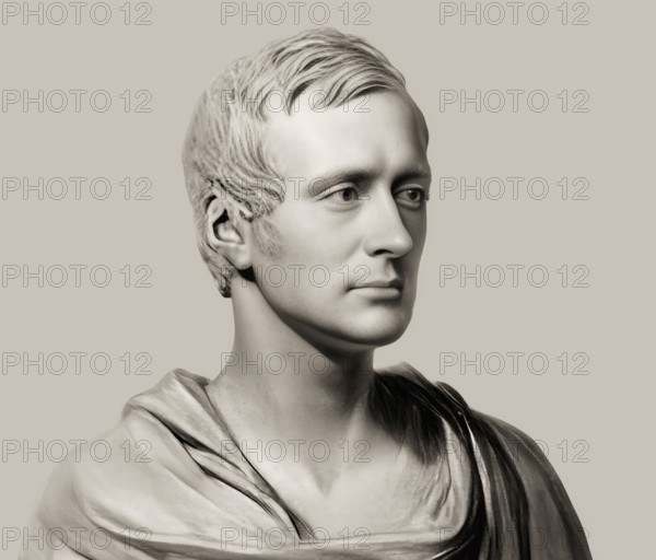 Sir Thomas Stamford Bingley Raffles, 1781 – 1826, British colonial official, governor of Java, Dutch East Indies and lieutenant-governor of Bencoolen, digitally edited