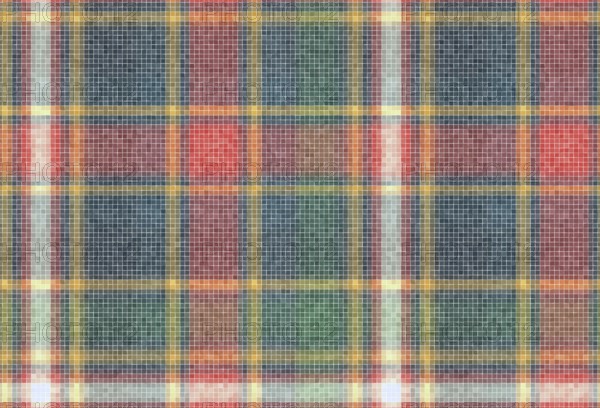 Mosaic art graphic vector pattern