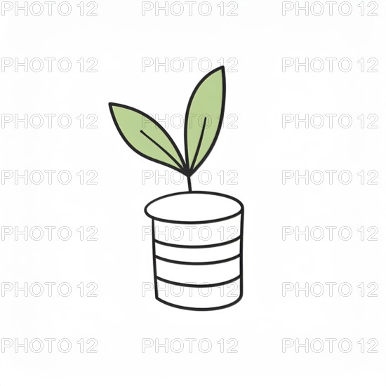 Green earth globe with silver coin stack symbolizing global finance economy and sustainable growth, abstract geometric vector illustration, wallpaper template background, AI generated