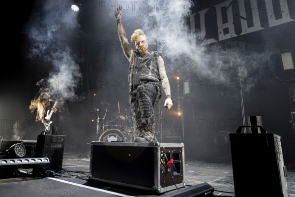 Johannes Johnny Stecker, Singer, Soulbound, Metal Band, D, live at Columbiahalle Berlin on 10 October 2025