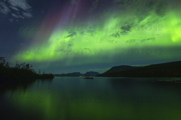 Magical Northern Lights over Abisko, Lapporten and Lake Torneträsk