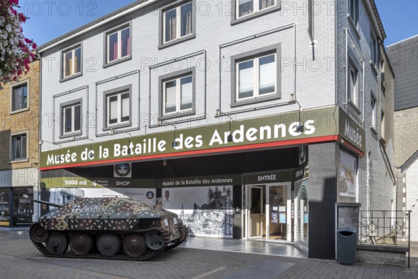 Museum of the Battle of the Ardennes, Musée de la Bataille des Ardennes in the city La Roche-en-Ardenne, province of Luxembourg, Wallonia, Belgium