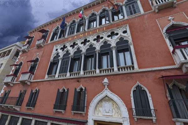 Palazzo Danieli, former palazzo of a doge, today a 5 star hotel, Venice, Veneto, Italy