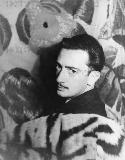 Salvador Dali, portrait from 1939. Salvador Dali is a Spanish artist and one of the main representatives of Surrealism. He was known for his eccentric behavior. His proximity to Spanish dictator Francisco Franco makes him a controversial figure despite his great artistic achievements. contemporary history, historical, Spain
