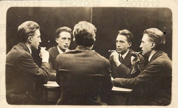 Marcel Duchamp, French-American artist, five-fold portrait dated 21 June 1917, New York, USA Duchamp is considered a pioneer of Dadaism and Surrealism. Historical, contemporary history