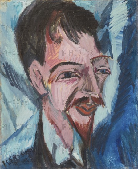 Alfred Döblin, psychiatrist and writer, is considered an important Expressionist writer, portrait of Ernst Ludwig Kirchner 1912 His most famous work is 'Berlin Alexanderplatz. 'Due to his Jewish descent, Alfred Döblin was persecuted by the National Socialists and banned his works. He fled first to Switzerland, then to France. In 1936 he became a French citizen. In 1940 he finally managed to escape to the USA. He returned to Europe in 1945. Historical, contemporary history
