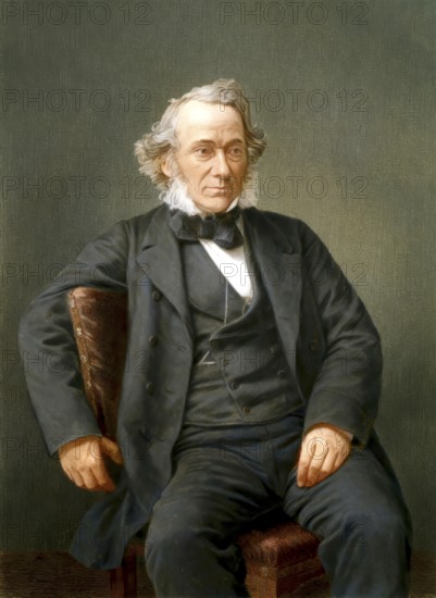 Richard Cobden, 1804 - 1865, an English manufacturer and Radical and Liberal statesman