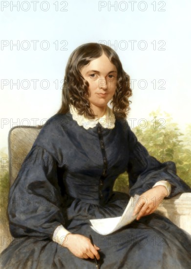 Elizabeth Barrett Browning, an English poet, 1806 - 1861