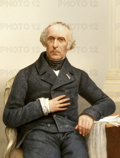 Francois Pierre Guillaume Guizot, 1787 - 1874, a French politician and writer