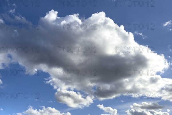 Large stratocumulus cloud on Stratocumulus against a blue sky, international