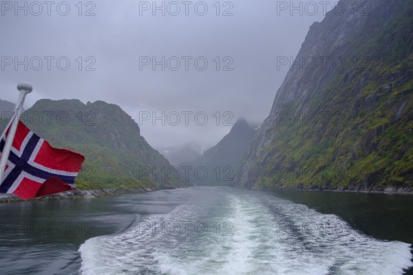 Trollfjord, Lofoten, Nordland, Norway