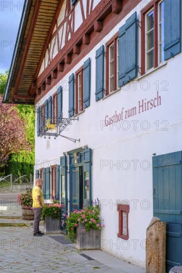 Gasthaus zum Deer, Sulzberg, Oberallgäu, Swabia, Bavaria, Germany