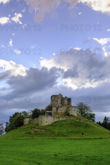 Ruine Sulzberg, Oberallgäu, Swabia, Bavaria, Germany