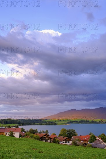 Forggensee, bei Dietringen, Ostallgäu, Swabia, Bavaria, Germany