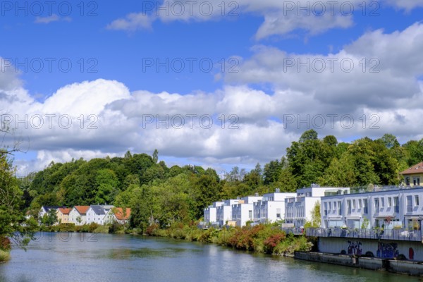 An der Iller, Kempten, Oberallgäu, Swabia, Bavaria, Germany