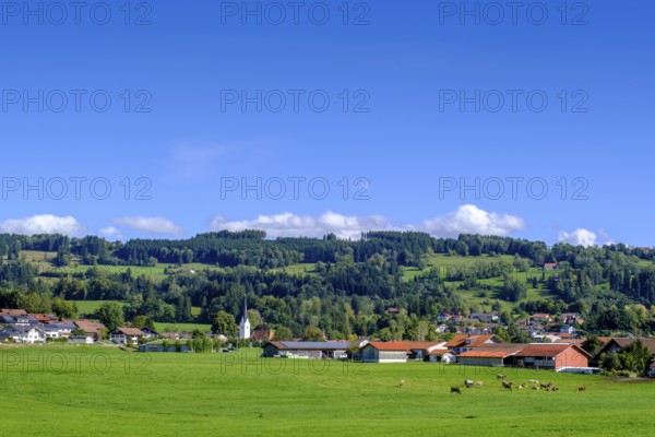From Steingaden to Sulzberg, Oberallgäu, Swabia, Bavaria, Germany
