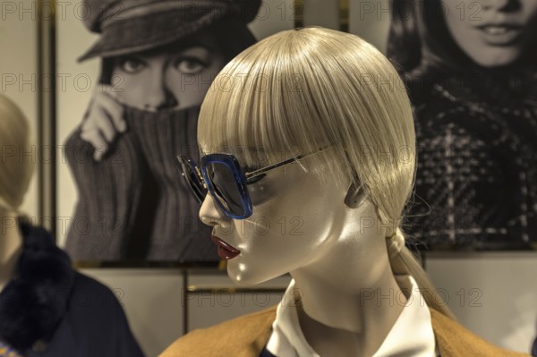 Mannequin with sunglasses, Venice, Veneto, Italy
