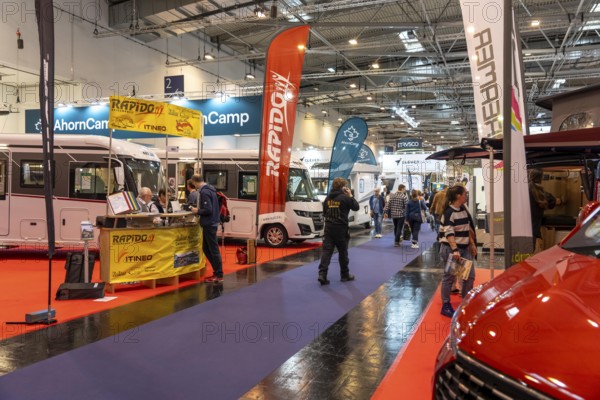 Reise und Camping exhibition, in Essen, motorhomes, motorhomes, North Rhine-Westphalia, Germany