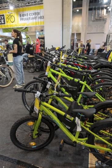 Fahrrad Essen, public fair in the halls of Messe Essen, retailers and manufacturers show everything about bicycles, e-bikes, accessories, North Rhine-Westphalia, Germany