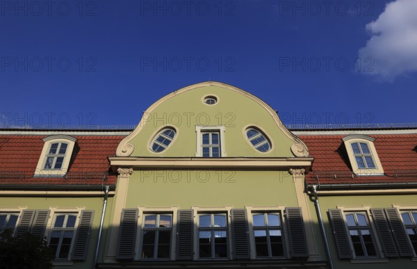 House in the old town, Rudolstadt, Saalfeld-Rudolstadt district, Thuringia, Germany