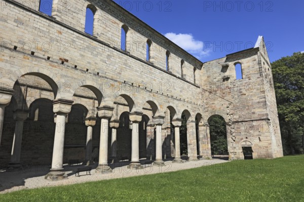 Former Benedictine monastery Paulinzella in the Rottenbachtal, Thuringia, Saalfeld-Rudolstadt district, Germany