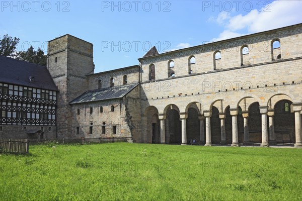 Former Benedictine monastery Paulinzella in the Rottenbachtal, Saalfeld-Rudolstadt district, Thuringia, Germany