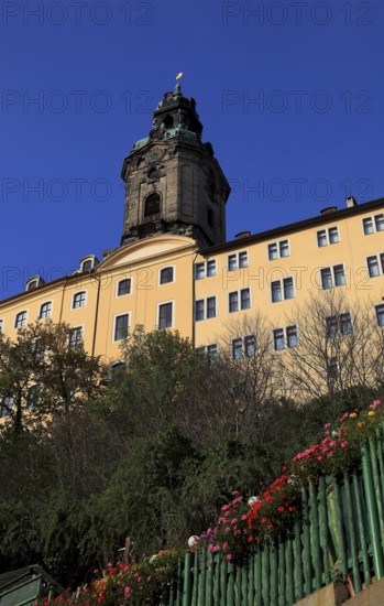 Heidecksburg Castle, the former residence of the princes of Schwarzburg-Rudolstadt, Rudolstadt, Saalfeld-Rudolstadt district, Thuringia, Germany