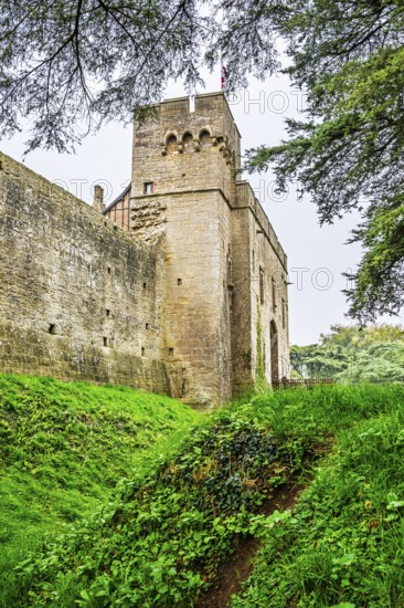 Caldicot Castle, Caldicot, Monmouthshire, Wales, UK
