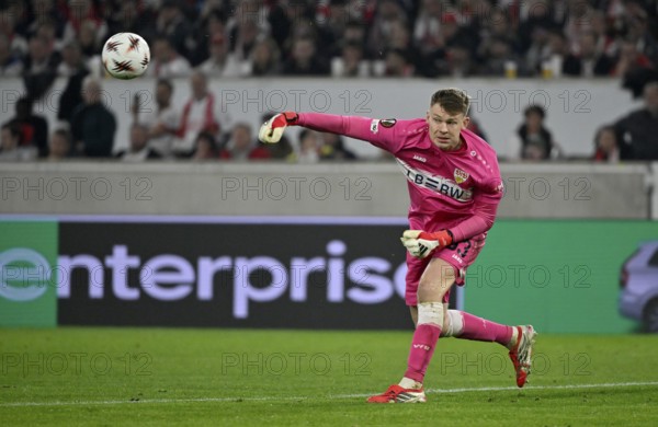 Goalkeeper Alexander Nübel VfB Stuttgart (33) Football UEFA Europa League, MHPArena, MHP Arena Stuttgart, Baden-Württemberg, Germany