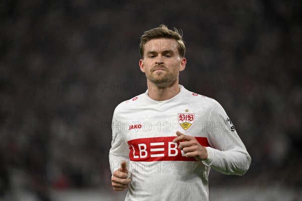 Maximilian Mittelstädt VfB Stuttgart (07) portrait Football UEFA Europa League, MHPArena, MHP Arena Stuttgart, Baden-Württemberg, Germany