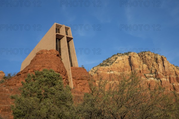 Sedona, Arizona - The Chapel of the Holy Cross, a Catholic chapel built into the red rocks of Sedona
