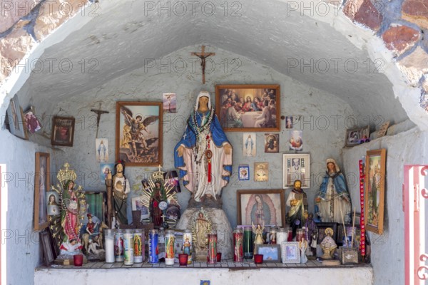 Miami, Arizona - A roadside Virgin Mary memorial
