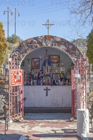 Miami, Arizona - A roadside Virgin Mary memorial