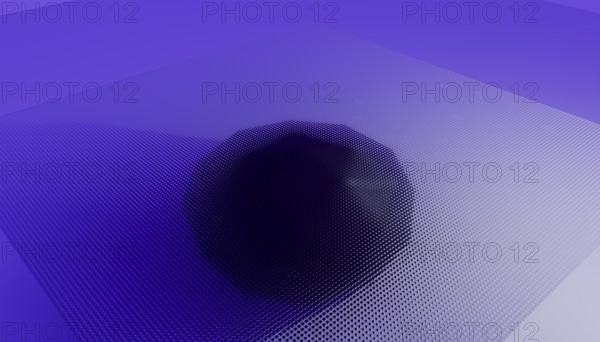 3D geometric pattern of a purple illustration featuring a central twist in a grid-like structure The abstract design combines depth and texture, creating a modern and futuristic visual effect