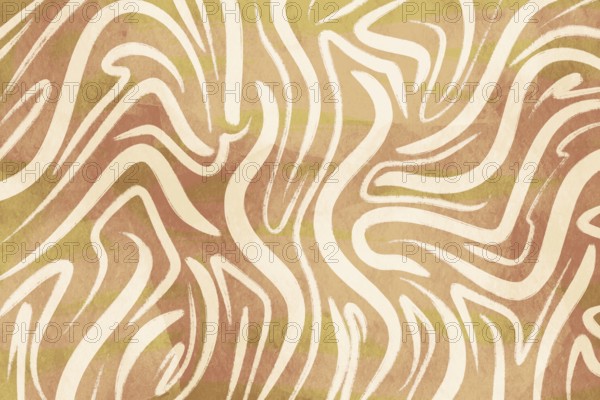 This image features an abstract background of intertwining wavy lines in subtle beige and cream colors, ideal for versatile design use