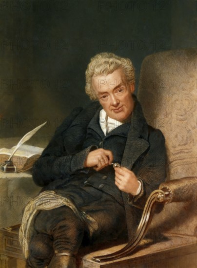 William Wilberforce, 1759 - 1833, an English politician, philanthropist, and a leader of the movement to abolish the slave trade