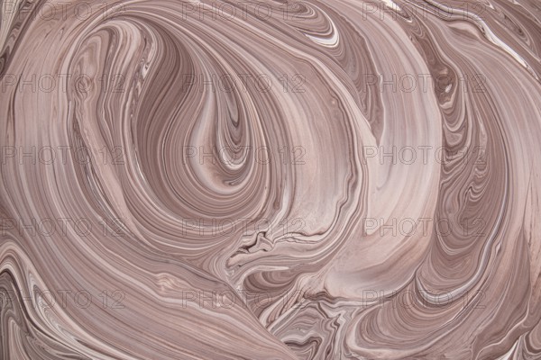 A captivating abstract image of swirling marble, showcasing smooth lines and patterns in warm earthy acrylic brown tones. Perfect for backgrounds and decorative design