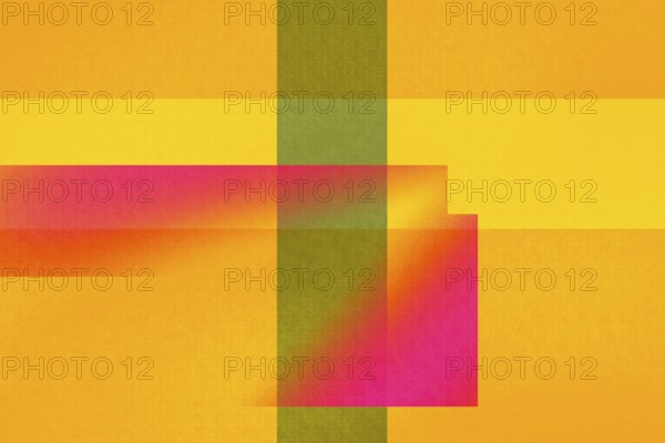A vibrant abstract illustration featuring geometric blocks of bold colors like yellow, orange, green, and pink, ideal for use in dynamic business presentations and designs