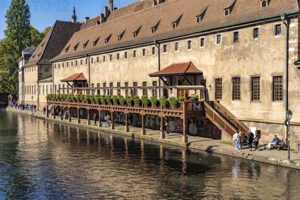 The Old Customs House Ancienne Douane on the Ill in Strasbourg, Alsace, France