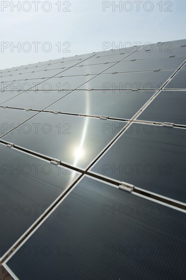 A solar cell panel, solar electric panel, photo-voltaic module, PV panel or solar panel assembly of photovoltaic solar cells mounted in a rectangular frame, using the natural energy of the sun