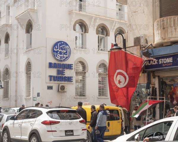 Tunis, Tunisia. 2nd May 2024 Branch of Banque De Tunisie in the centre of Tunis the capital of Tunisia in North Africa