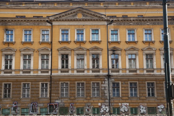 Sarajevo, Bosnia and Herzegovina. July 24th 2019 The elegant architecture of the Bosnian capital, Sarajevo, Bosnia and Herzegovina