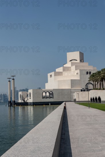 Doha, Qatar. September 22nd 2019 The Museum of Islamic Art is a museum on one end of the seven-kilometer-long Corniche in Doha, Qatar