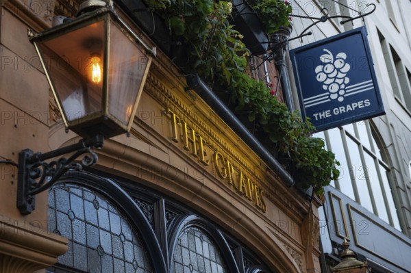 Oxford, England, UK. February 2nd, 2020 The Grapes Pub, George Street, Oxford City Center