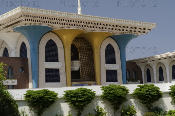 Muscat, Oman. May 26th 2014 The Al Alam Palace is the ceremonial palace of His Majesty Sultan Qaboos of Oman Muscat Oman