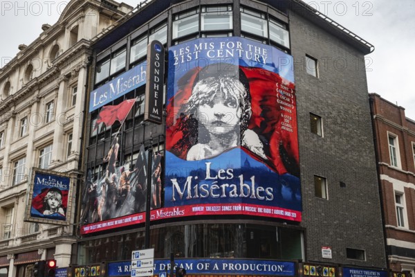 London, United Kingdom. August 2nd 2023 Les Misérables West End Musical Production at the Sondheim Theatre, London, United Kingdom