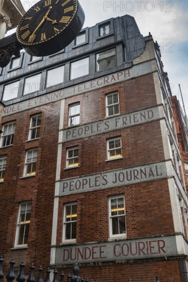 London, United Kingdom. August 2nd 2023 Fleet Street once known as the home of British journalism, one of the remaining buildings belongs to DC Thomson – a Scottish publishing house