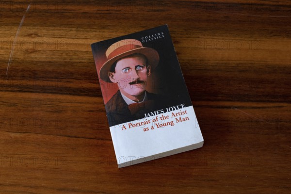 London, UK. 24th August 2024. Paperback copy of A Portrait of the Artist as a Young Man a book by Irish writer James Joyce