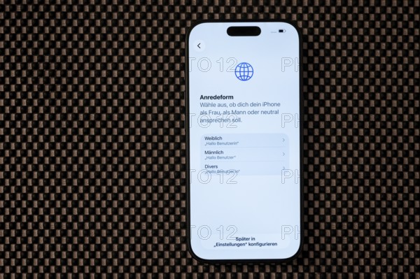 Icon photo iPhone address female, male and diverse, Sursee, Switzerland