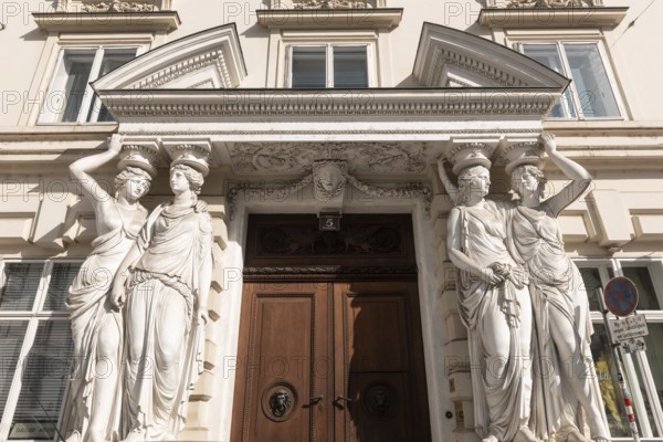 Vienna, Austria. October 5th 2023 Palais Pallavicini, Harry Lime's apartment is Holly Martins' first destination in the film The Third Man, found at Josefsplatz 5 in the Inner City, Vienna, Austria